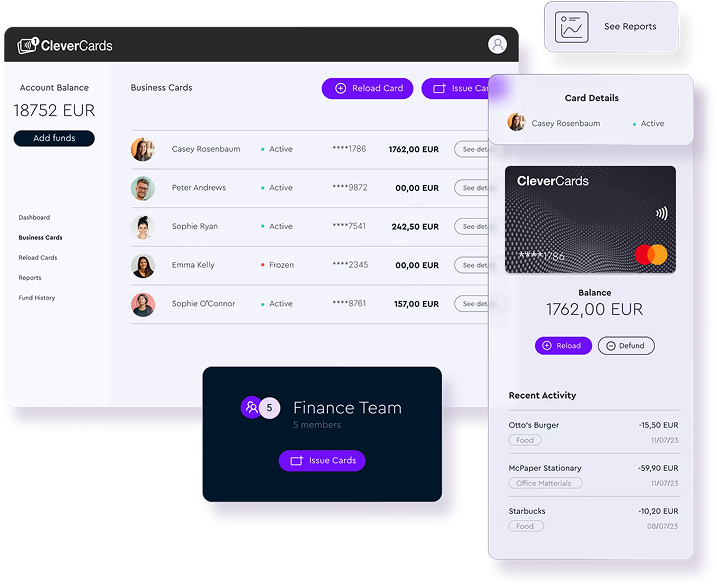 CleverCards Dashboard
