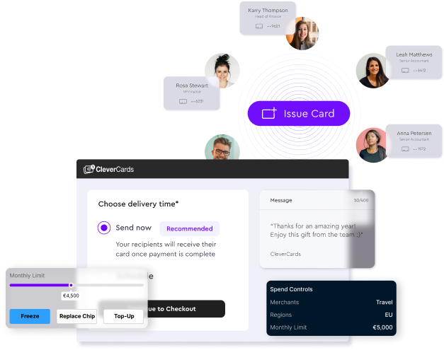 CleverCards instant card illustration